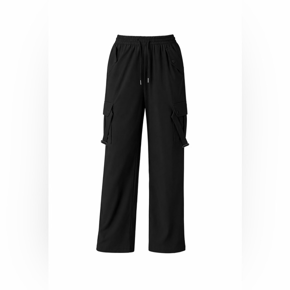 Mid Rise Drawstring Multiple Pockets Casual Cargo Pants​​ - Picture 7 of 7